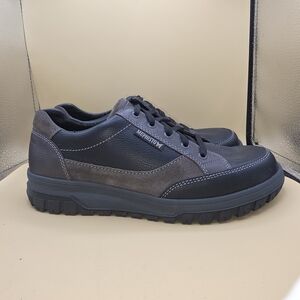 Mephisto Paco Men's Size 9.5 Waterproof Walking Sneaker Black Leather Like New